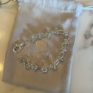 Kendra scott silver knot bracelet